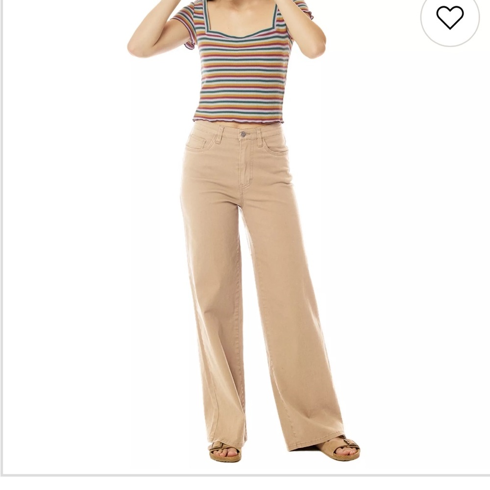 Union Bay Tan Wide-Leg Pants